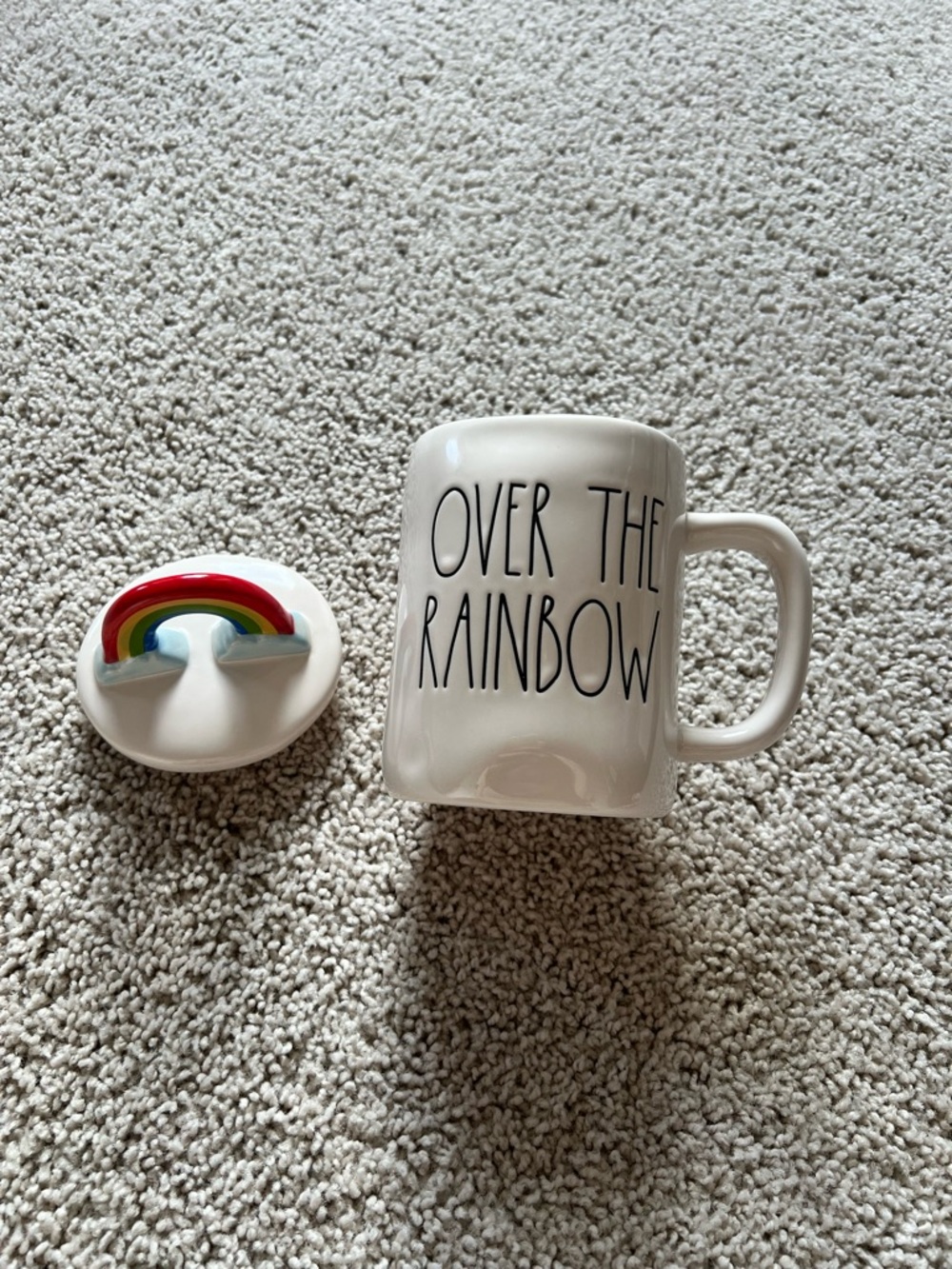 Rae Dunn Over The Rainbow Mug